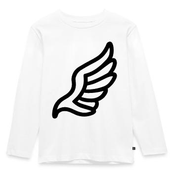 Angel Wings - Kids' Premium Longsleeve Shirt - white - Front - AI Model Kid Female (0cm)