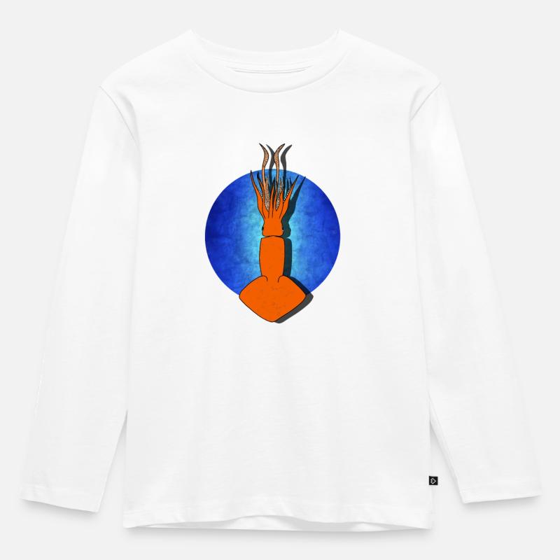 Kalmar - Kinder Premium Bio Langarmshirt - Weiß