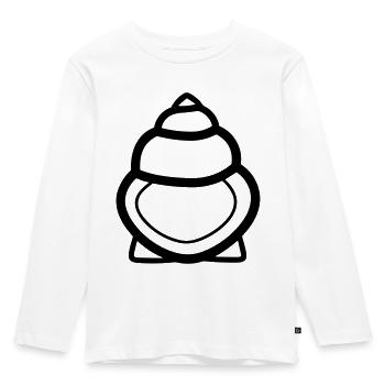 Coquillage - T-shirt manches longues Premium Enfant - blanc - Devant - AI Model Kid Female (0cm)