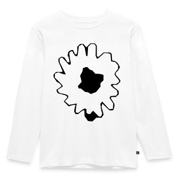 Fleur Fleur Simple Fleur - T-shirt manches longues Premium Enfant - blanc - Devant - AI Model Kid Female (0cm)