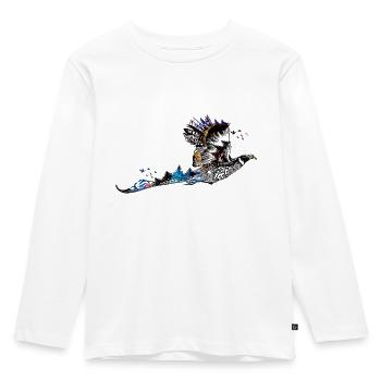 Faisan - T-shirt manches longues Premium Enfant - blanc - Devant - AI Model Kid Female (0cm)