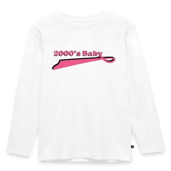 Year 2000 baby - Kids' Premium Longsleeve Shirt - white - Front - AI Model Kid Female (0cm)