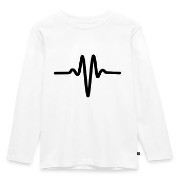 Pouls - T-shirt manches longues Premium Enfant - blanc - Devant - AI Model Kid Female (0cm)