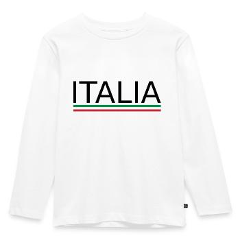Italia Dream : Voyage, Football et t-shirt Bella Vita - T-shirt manches longues Premium Enfant - blanc - Devant - AI Model Kid Female (0cm)
