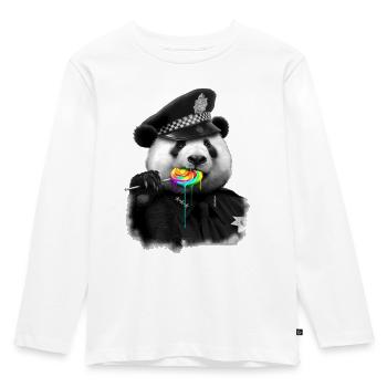 LOLLYPOP COP - T-shirt manches longues Premium Enfant - blanc - Devant - AI Model Kid Female (0cm)