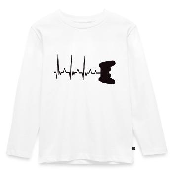 Gaming - Kids' Premium Longsleeve Shirt - white - Front - AI Model Kid Female (0cm)