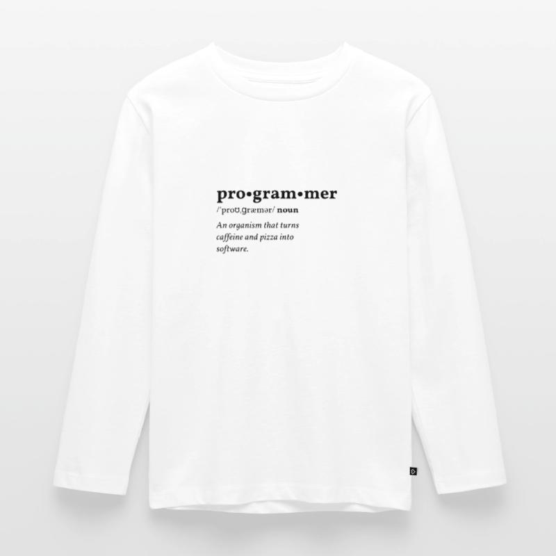 Programmer (Programmierer) Clean Edition Kinder Premium Bio Langarmshirt