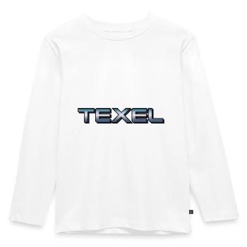 Texel T-Shirt - Kinder Premium Bio Langarmshirt - Weiß - Vorne - AI Model Kid Female (0cm)