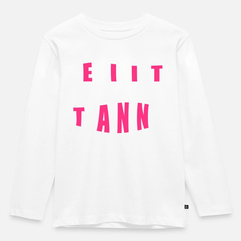 Feministin im Training 3 - Kinder Premium Bio Langarmshirt - Weiß