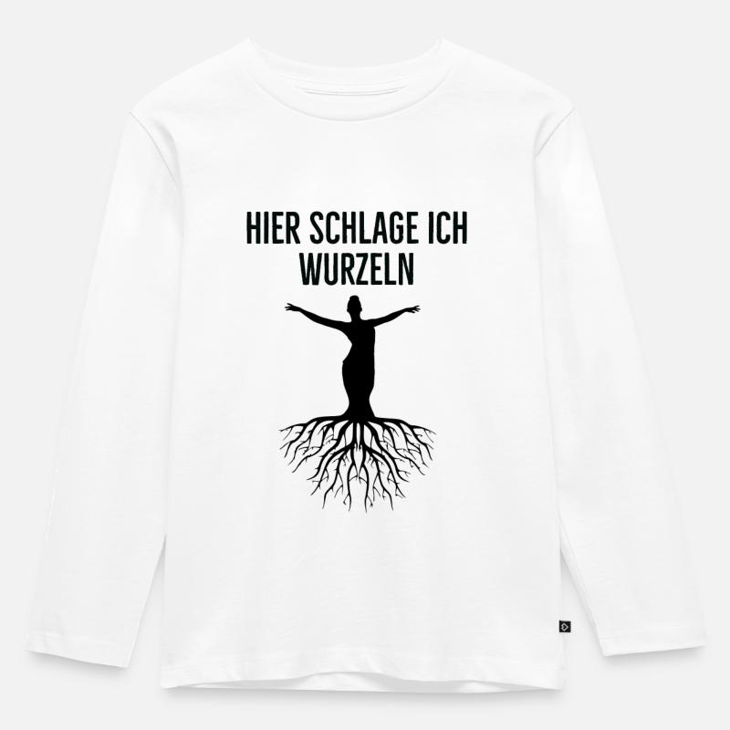 Take root - Kids' Premium Longsleeve Shirt - white