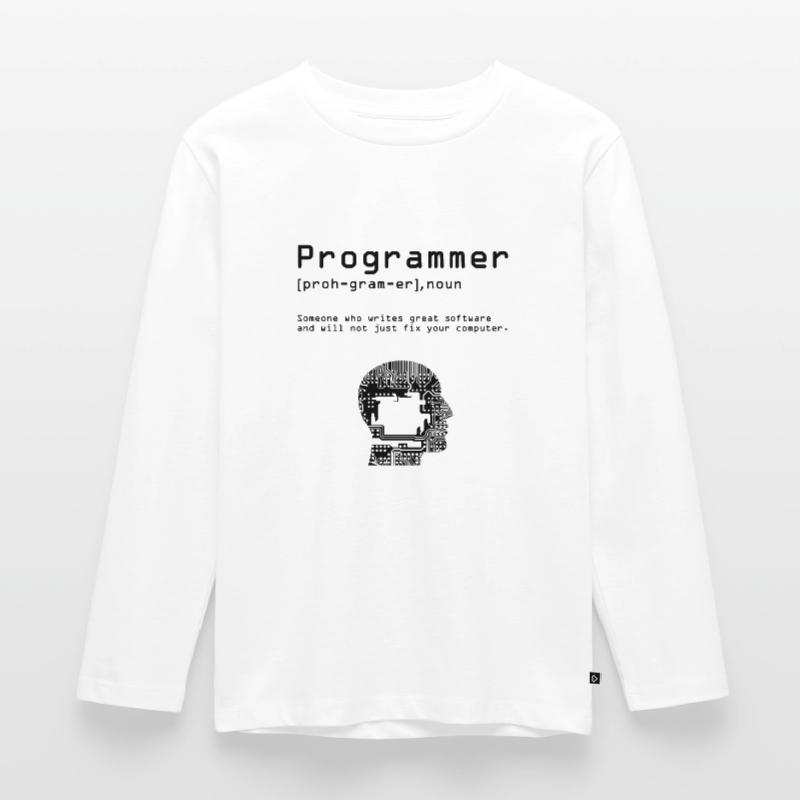 Chemise de programmeur Nerd Computer Science Computer Idea T-shirt manches longues Premium Enfant
