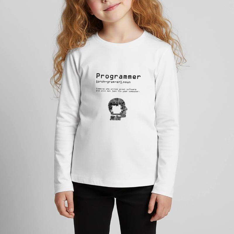 Chemise de programmeur Nerd Computer Science Computer Idea T-shirt manches longues Premium Enfant