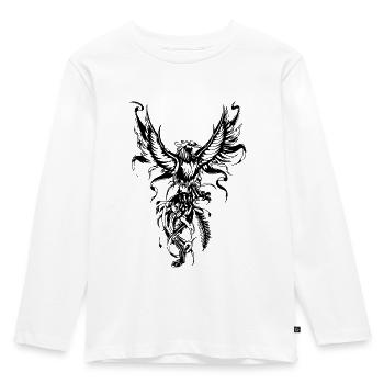 Der Unsterbliche - Kinder Premium Bio Langarmshirt - Weiß - Vorne - AI Model Kid Female (0cm)
