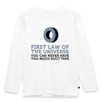On ne peut jamais avoir trop de ruban adhésif! - T-shirt manches longues Premium Enfant - blanc - Devant - AI Model Kid Female (0cm)