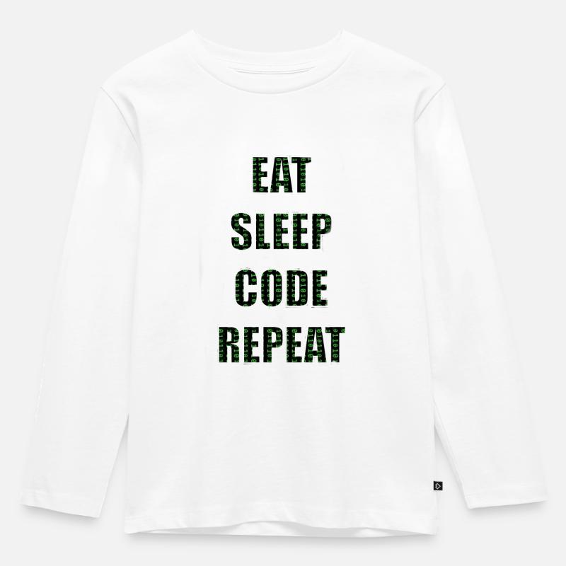 Programmeurs Programmation Code - T-shirt manches longues Premium Enfant - blanc