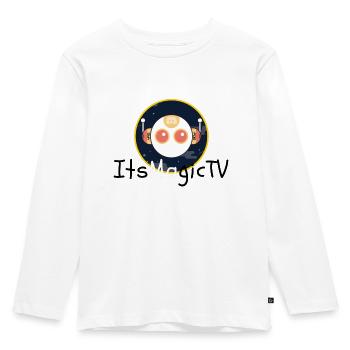 Le bot Youtube - T-shirt manches longues Premium Enfant - blanc - Devant - AI Model Kid Female (0cm)