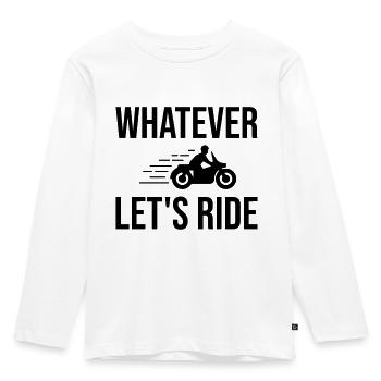 Bikers - Kinder Premium Bio Langarmshirt - Weiß - Vorne - AI Model Kid Female (0cm)