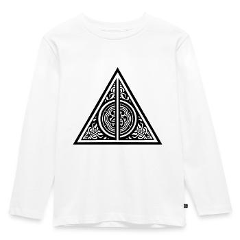 Always 1C - Kinder Premium Bio Langarmshirt - Weiß - Vorne - AI Model Kid Female (0cm)
