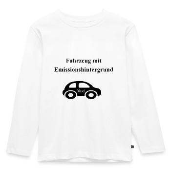 Diesel car funny - Kids' Premium Longsleeve Shirt - white - Front - AI Model Kid Female (0cm)