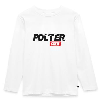 Polter Crew, Polterabend - Kinder Premium Bio Langarmshirt - Weiß - Vorne - AI Model Kid Female (0cm)