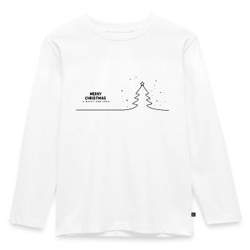 Christmas gift idea present Merry Christmas - Kids' Premium Longsleeve Shirt - white - Front - AI Model Kid Female (0cm)