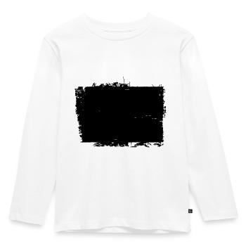 CANVAS GRUNGE 19 6 - Kids' Premium Longsleeve Shirt - white - Front - AI Model Kid Female (0cm)