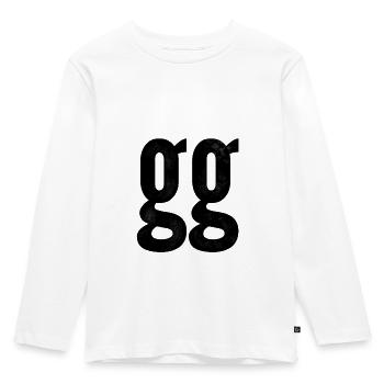 gg - Good Game - Kids' Premium Longsleeve Shirt - white - Front - AI Model Kid Female (0cm)