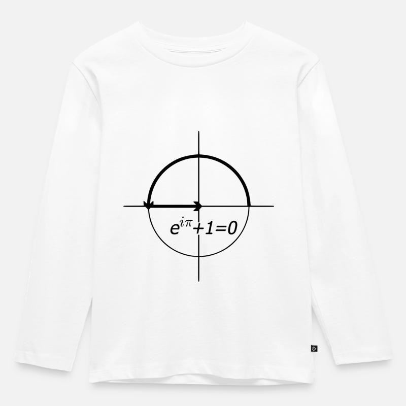 euler's identity (euler) - Kids' Premium Longsleeve Shirt - white