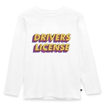 Drivers License Olivia Rodrigo - Kids' Premium Longsleeve Shirt - white - Front - AI Model Kid Female (0cm)