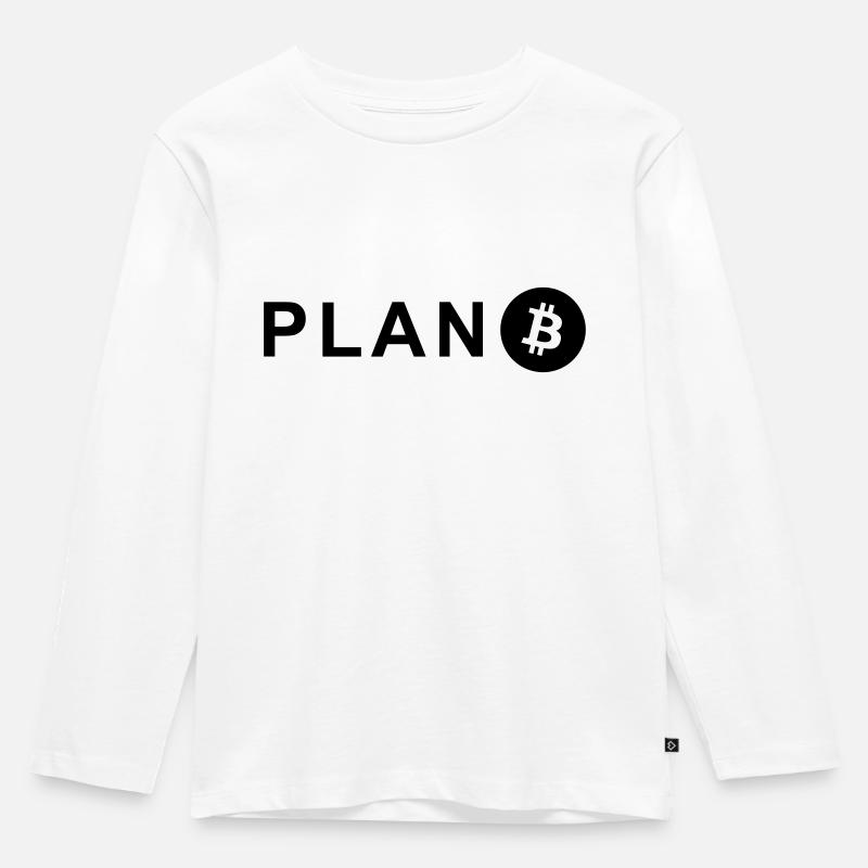 Plan B - T-shirt manches longues Premium Enfant - blanc