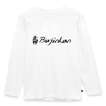 BUJINKAN NINJUTSU - T-shirt manches longues Premium Enfant - blanc - Devant - AI Model Kid Female (0cm)