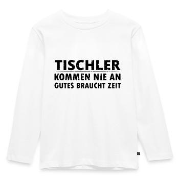 Tischler - Kinder Premium Bio Langarmshirt - Weiß - Vorne - AI Model Kid Female (0cm)