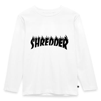Shredder Skateboard Skater - Kinder Premium Bio Langarmshirt - Weiß - Vorne - AI Model Kid Female (0cm)