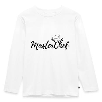 MasterChef cuisine que tout le monde veut - T-shirt manches longues Premium Enfant - blanc - Devant - AI Model Kid Female (0cm)