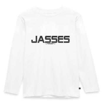 Jasses Noir B - T-shirt manches longues Premium Enfant - blanc - Devant - AI Model Kid Female (0cm)