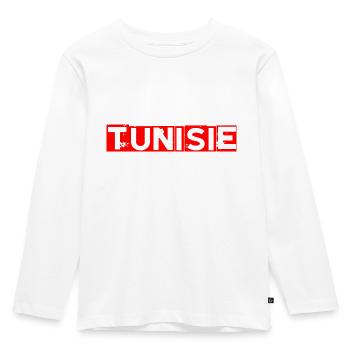 Tunisia - Kids' Premium Longsleeve Shirt - white - Front - AI Model Kid Female (0cm)