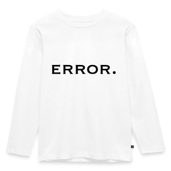 error - Kids' Premium Longsleeve Shirt - white - Front - AI Model Kid Female (0cm)