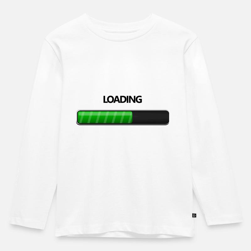 Loading bar - Kids' Premium Longsleeve Shirt - white