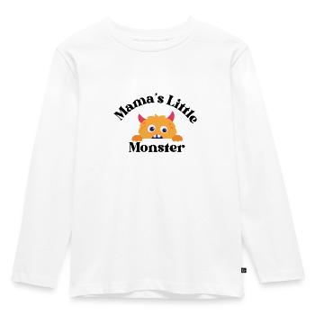 Mama's little Monster – cheeky, wild & sugar-sweet! - Kids' Premium Longsleeve Shirt - white - Front - AI Model Kid Female (0cm)