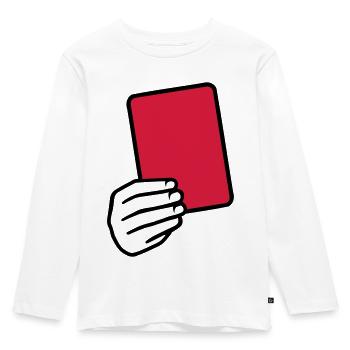 Referee - Kids' Premium Longsleeve Shirt - white - Front - AI Model Kid Female (0cm)