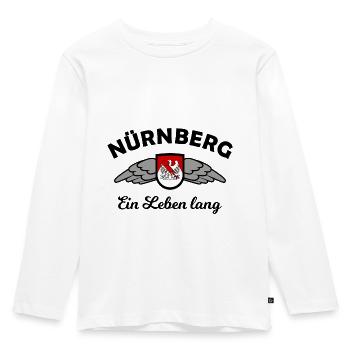 Chez nous en Franconie - T-shirt manches longues Premium Enfant - blanc - Devant - AI Model Kid Female (0cm)