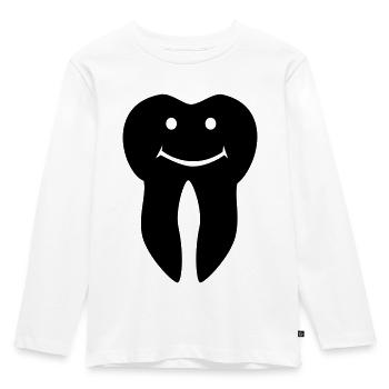 Tooth - Kids' Premium Longsleeve Shirt - white - Front - AI Model Kid Female (0cm)
