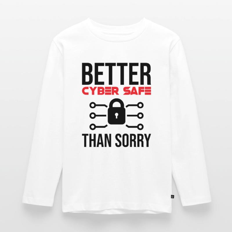 Cybersecurity Computer Security Cybersecurity Kids' Premium Longsleeve Shirt
