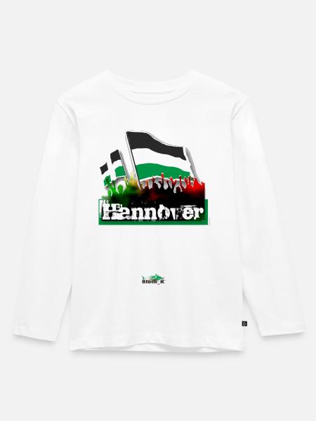 hannover - Kinder Premium Bio Langarmshirt - Weiß