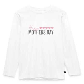 Fête des mères - T-shirt manches longues Premium Enfant - blanc - Devant - AI Model Kid Female (0cm)