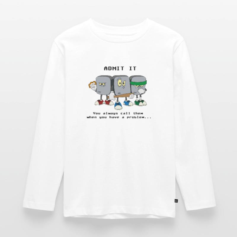 Ctrl Alt Del Computer Computer Scientist Programmer Kids' Premium Longsleeve Shirt