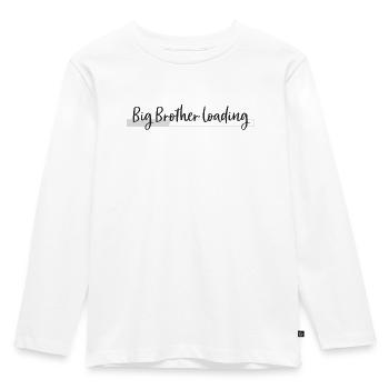 Big Brother Loading - Kids' Premium Longsleeve Shirt - white - Front - AI Model Kid Female (0cm)