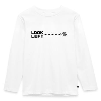 Geek - Kinder Premium Bio Langarmshirt - Weiß - Vorne - AI Model Kid Female (0cm)