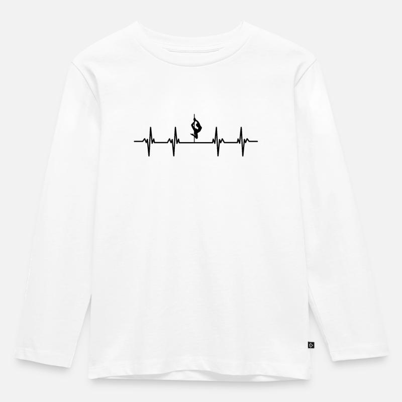 Pole Dancer Pole Dance Pole Dance - Kids' Premium Longsleeve Shirt - white