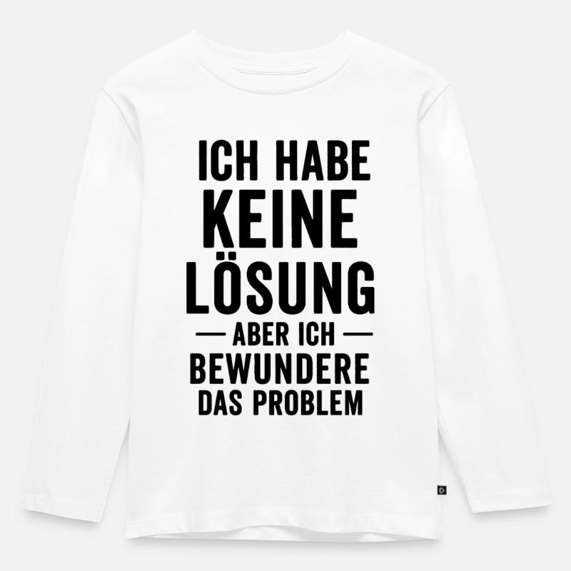 Problem Admirers - Kids' Premium Longsleeve Shirt - white